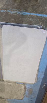 1 x grey hessian back floor rug 55inch x 39 inch new item