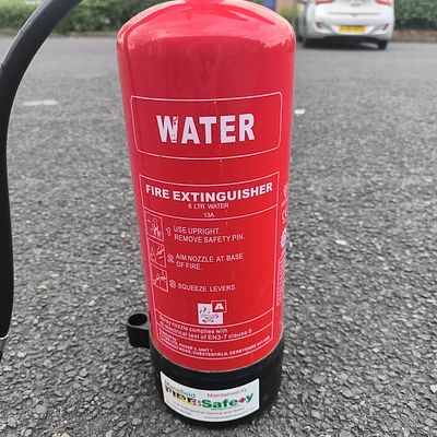 6 Litre Serviced Water Fire Extinguisher