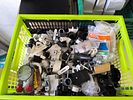 A Large Lot of Assorted Electrical, Plumbing, and DIY Components in a Utility Crate. A large lot Image - 1