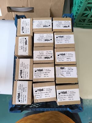A Lot of 14 Boxes of Relpol S.A. Electrical Relays and Sockets, Various Sized. This lot 