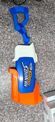 Nerf Super Soaker Rainstorm Water Blaster. A Nerf Super Soaker Rainstorm Water Blaster. 