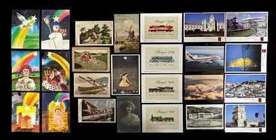 28 Assorted postcards, advertising, CTT (Portuguese postal service), etc.