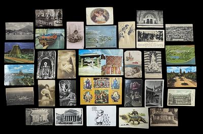Lot of various postcards, calendars, etc.