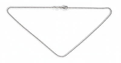 925 silver chain, with eagle hallmark – Lisbon (1985-2015). Weight 8.9 grams.