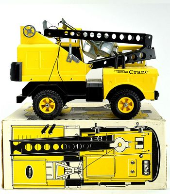 Vintage Mighty Tonka Mobile Crane No. 3940 In Original Box. Vintage 