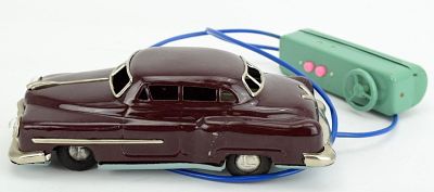 Vintage Tin Battery Operated Remote Control LINEMAR. Vintage Tin Lithographed Battery Operated 