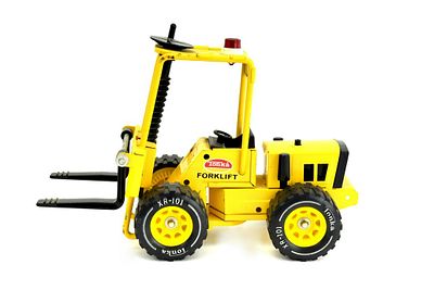 VINTAGE 1970'S TONKA PRESSED STEEL FORKLIFT. VINTAGE 70- 77 MIGHTY TONKA 52900 FORK LIFT YELLOW 