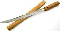 Antique Japanese Wakizashi Sword in Shirasaya. Antique Wakizashi Sword in Shirasaya. Old blade. Image - 19