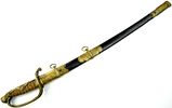 Rare EARLY Japanese Navy CUSTOM Mounted Samurai Kyu-gunto Sword w/1600s A.D. Signed Blade. Image - 1