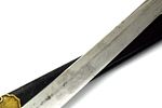 Rare EARLY Japanese Navy CUSTOM Mounted Samurai Kyu-gunto Sword w/1600s A.D. Signed Blade. Image - 6