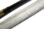 Rare EARLY Japanese Navy CUSTOM Mounted Samurai Kyu-gunto Sword w/1600s A.D. Signed Blade. Image - 21