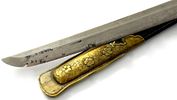 Rare EARLY Japanese Navy CUSTOM Mounted Samurai Kyu-gunto Sword w/1600s A.D. Signed Blade. Image - 27