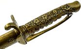 Rare EARLY Japanese Navy CUSTOM Mounted Samurai Kyu-gunto Sword w/1600s A.D. Signed Blade. Image - 33