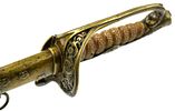 Rare EARLY Japanese Navy CUSTOM Mounted Samurai Kyu-gunto Sword w/1600s A.D. Signed Blade. Image - 36