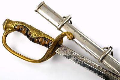 Japanese Army Generals Presentation Sword -WW2 -General Grade Parade Dress w/INSCRIPTION-- IDd 