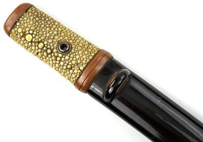 Signed Antique Japanese Tanto Sword -Yari Polearm Spear Point-- Antique Japanese yari (spear 