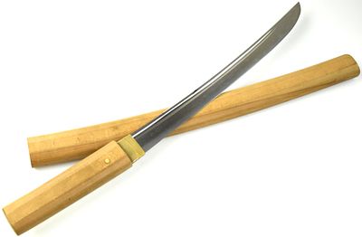 1400s-1500s Japanese Muromachi period ko-wakizashi Sword. Muromachi period ko-wakizashi, ca. 