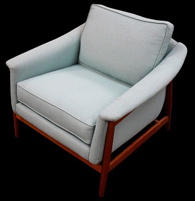 Folke Ohlsson for Dux Mid Century Danish Lounge Chair #2. RARE DUX Folke Ohlsson Architectural 