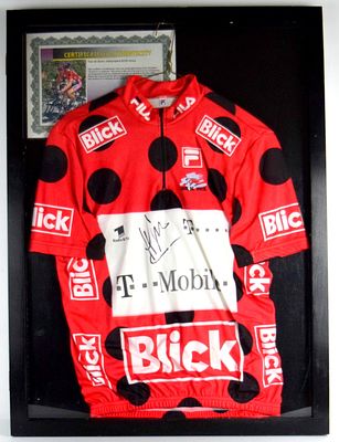 Alexandre Vinokourov Tour de Suisse Signed Race Used Jersey With COA. Alexandre Vinokourov ( 