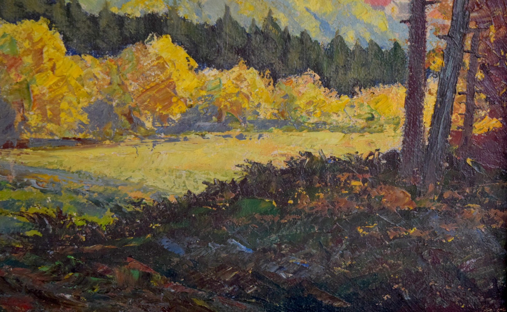 American/German Hans Ressdorf Oil Landscape Painting
