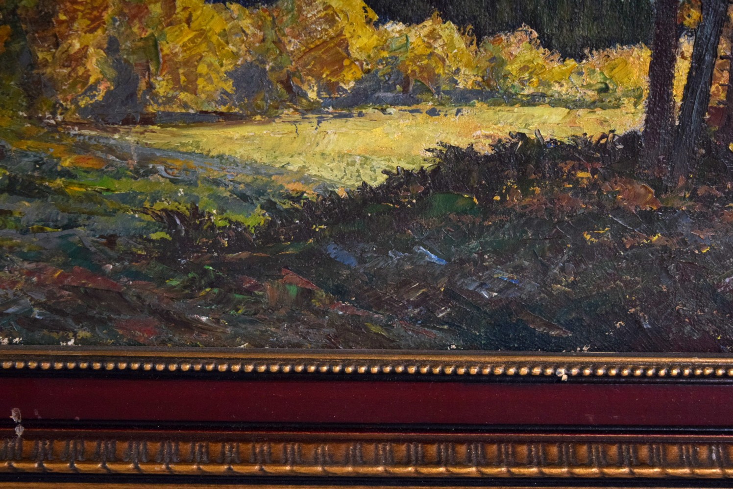 American/German Hans Ressdorf Oil Landscape Painting