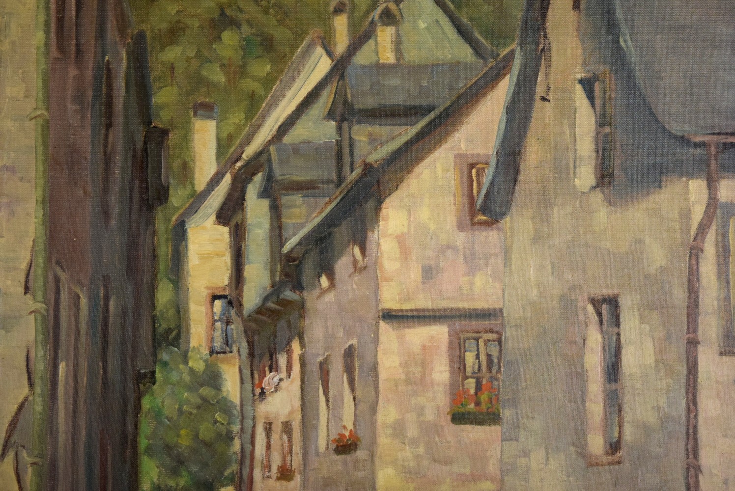 American/German Hans Ressdorf Oil Painting