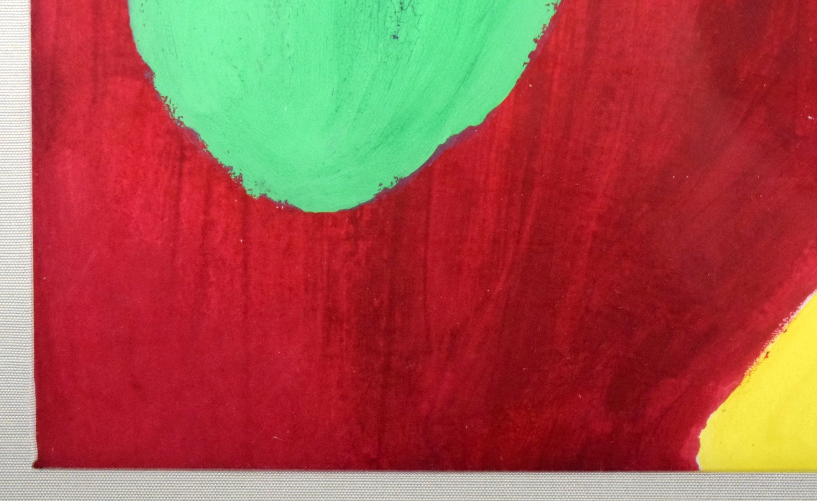 After British Patrick Heron Abstract Gouache On Board