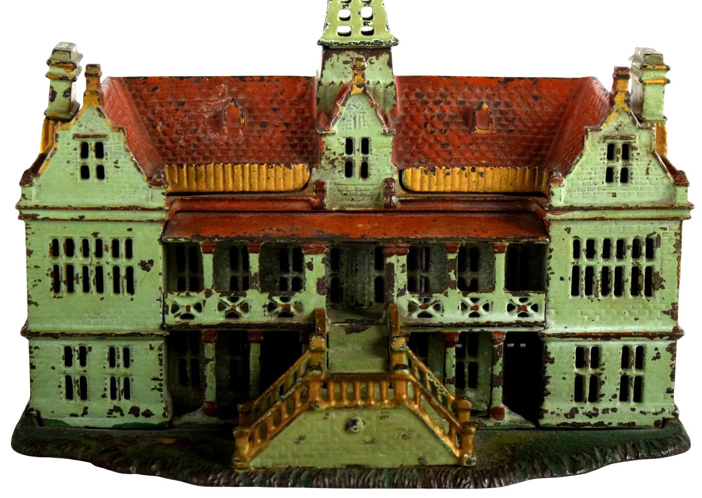 Ives, Blakeslee Palace Cast Iron Collectable Coin Machine Bank c.1890's