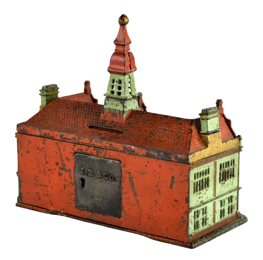 Ives, Blakeslee Palace Cast Iron Collectable Coin Machine Bank c.1890's