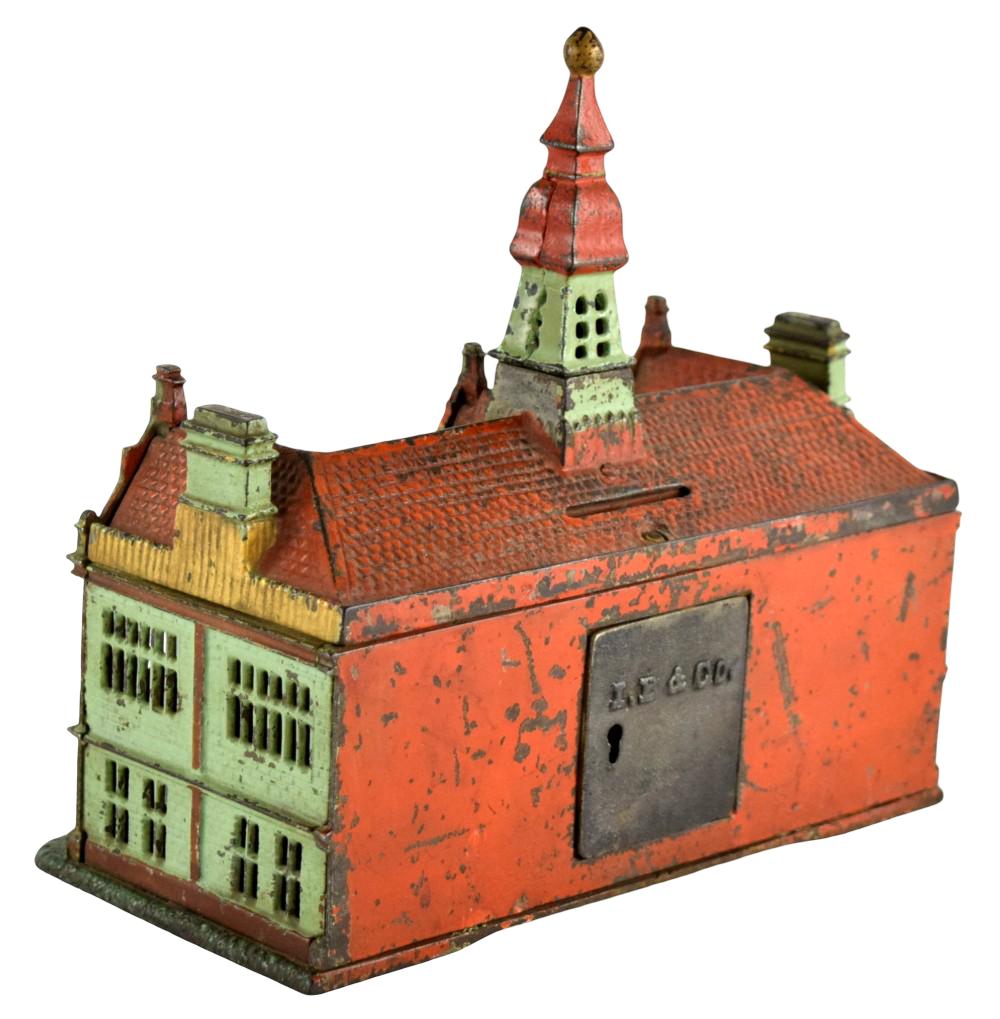 Ives, Blakeslee Palace Cast Iron Collectable Coin Machine Bank c.1890's