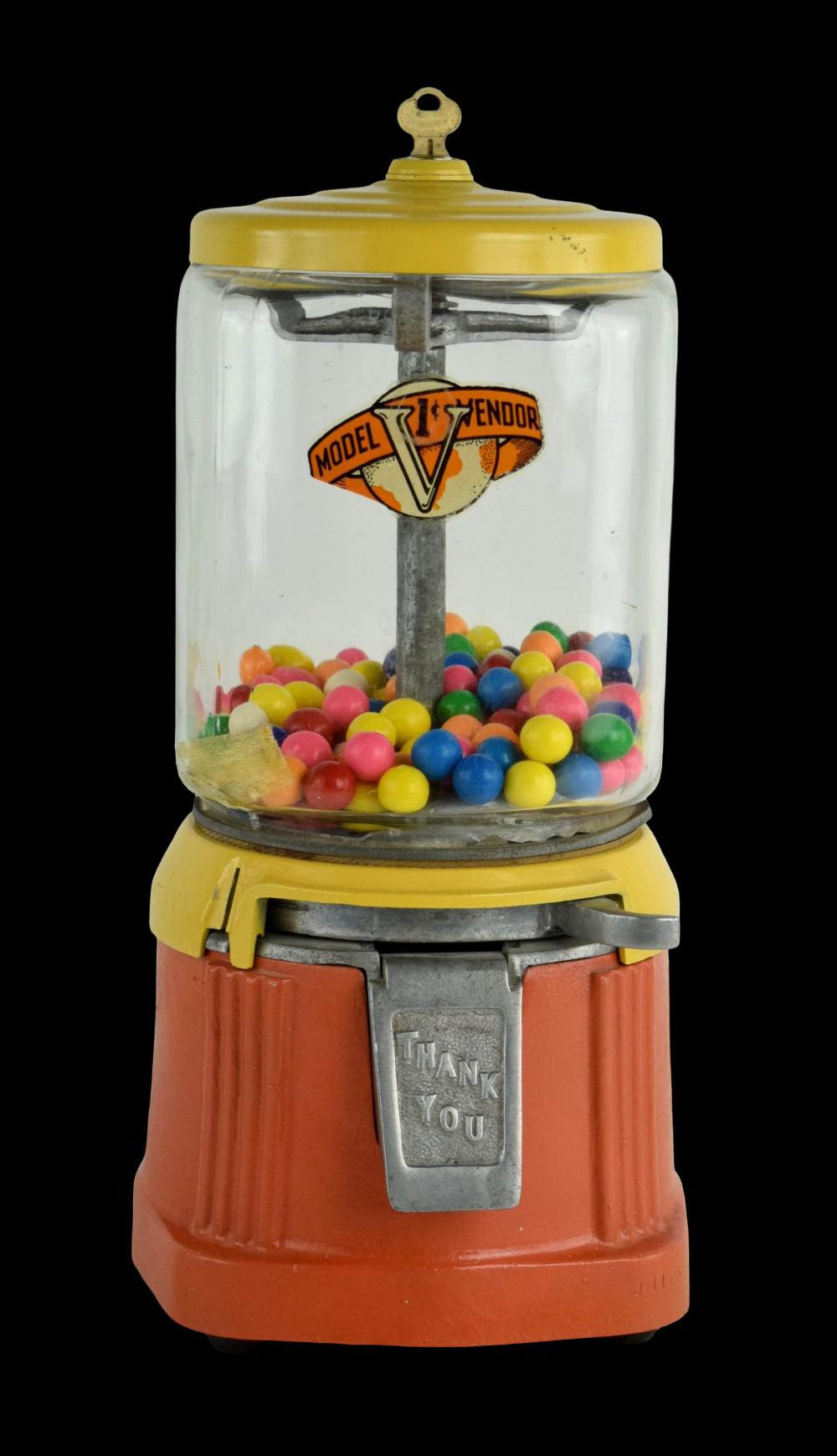 Victor Model c.1940s V 1 Cent Gumball Machine