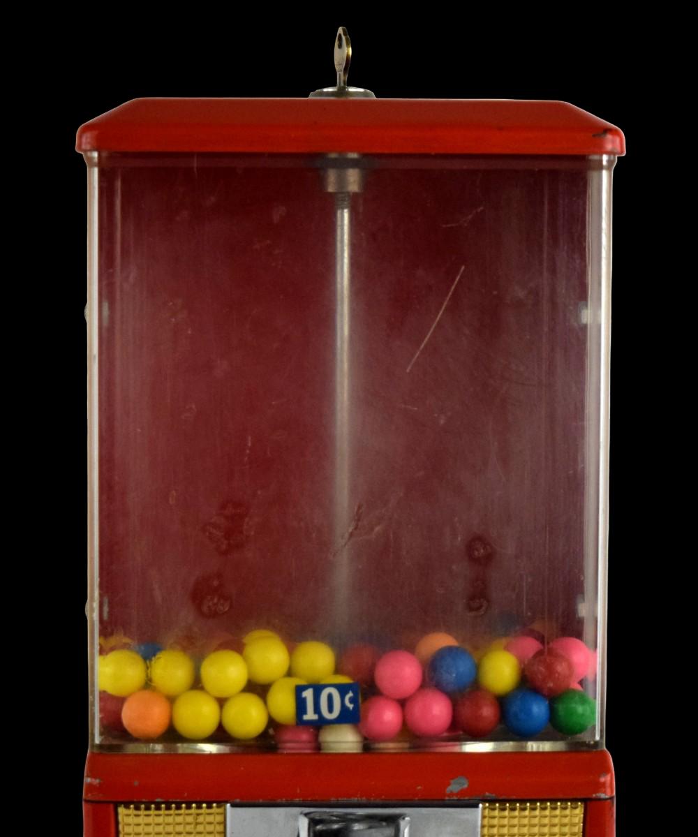 Vintage Northwestern Parkway Corp Vending Machine Model 60 Gumball Machine