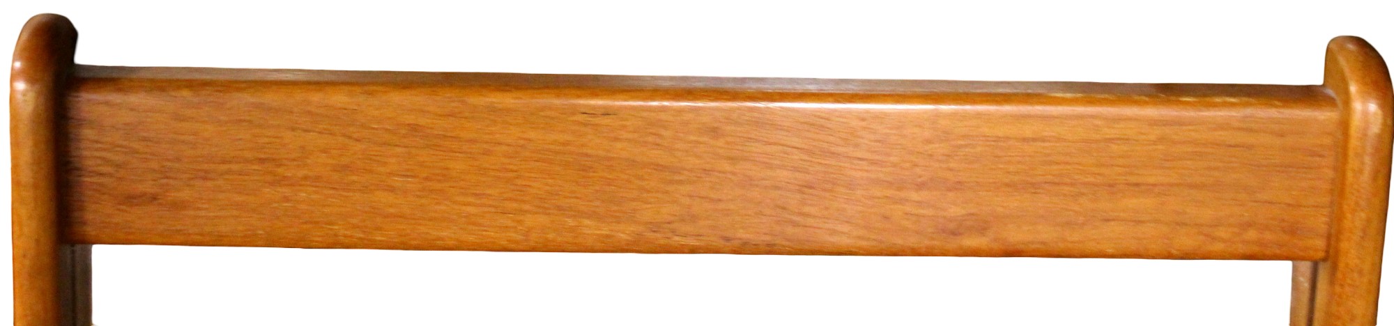 Jansen Spejle Mid Century Danish Teak Wall Hall Mirror with Shelf