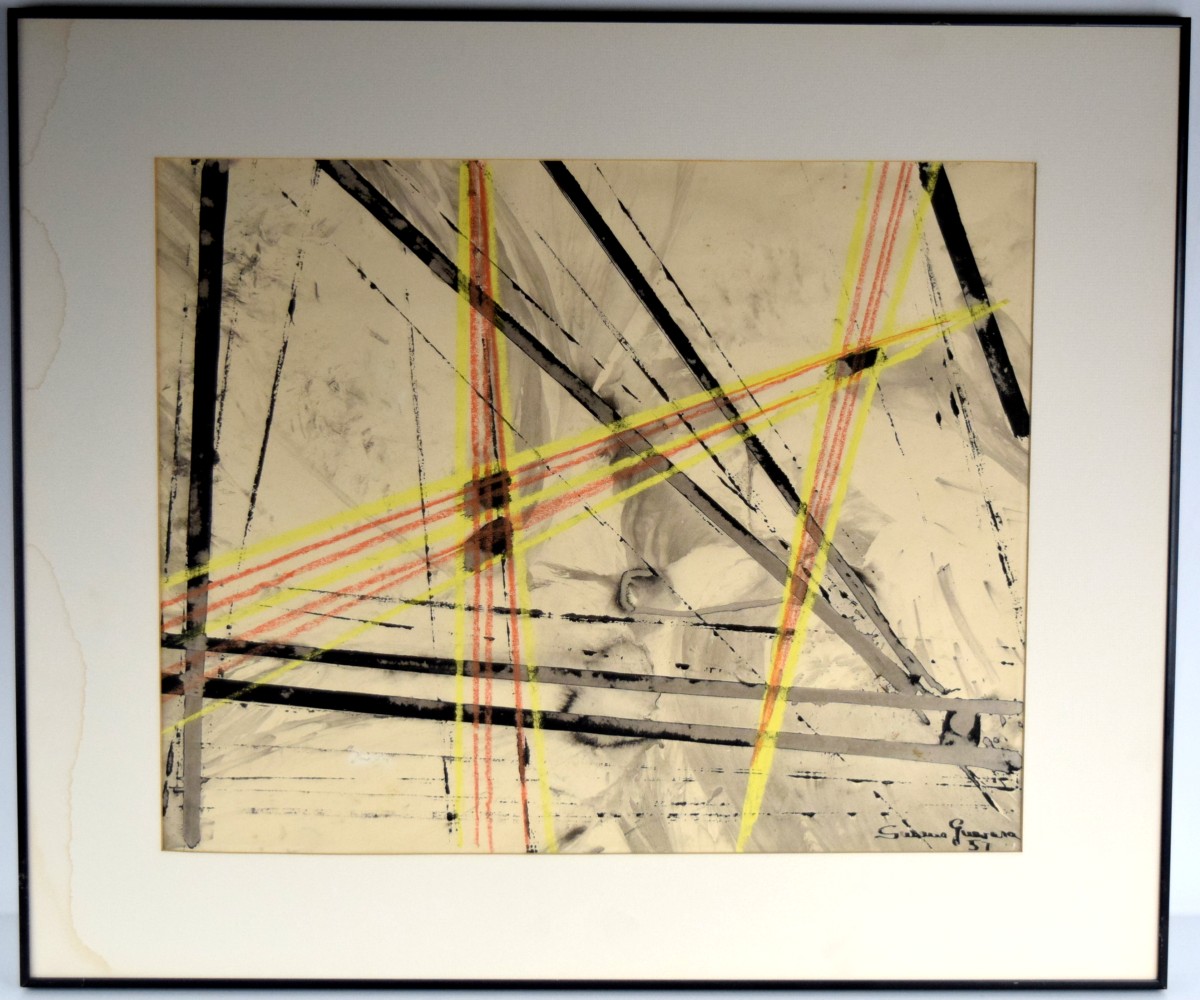 Mid Century Modern Abstract Painting