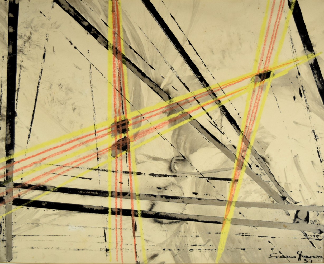 Mid Century Modern Abstract Painting