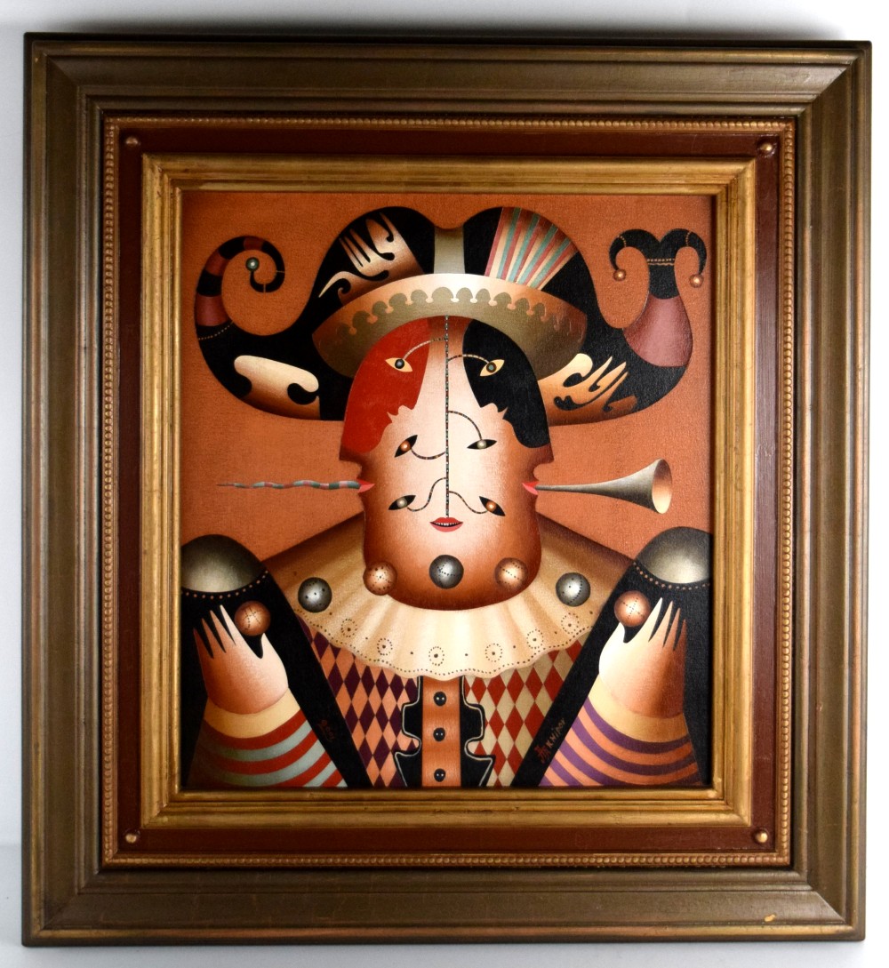 Russian Anton Arkhipov Juggler 2001 Painting