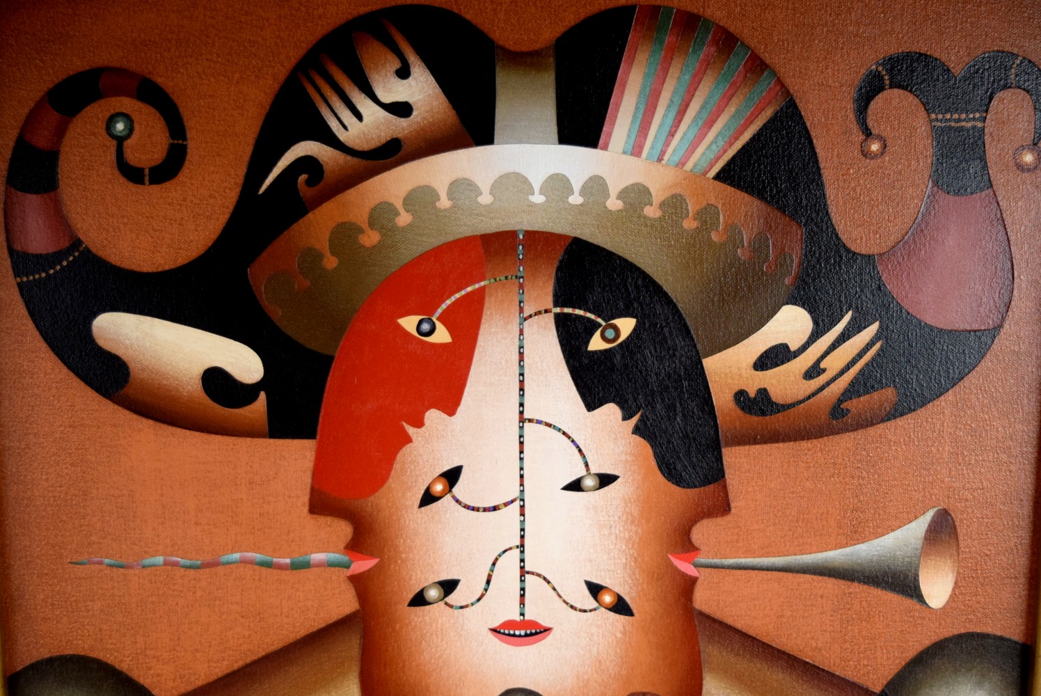 Russian Anton Arkhipov Juggler 2001 Painting