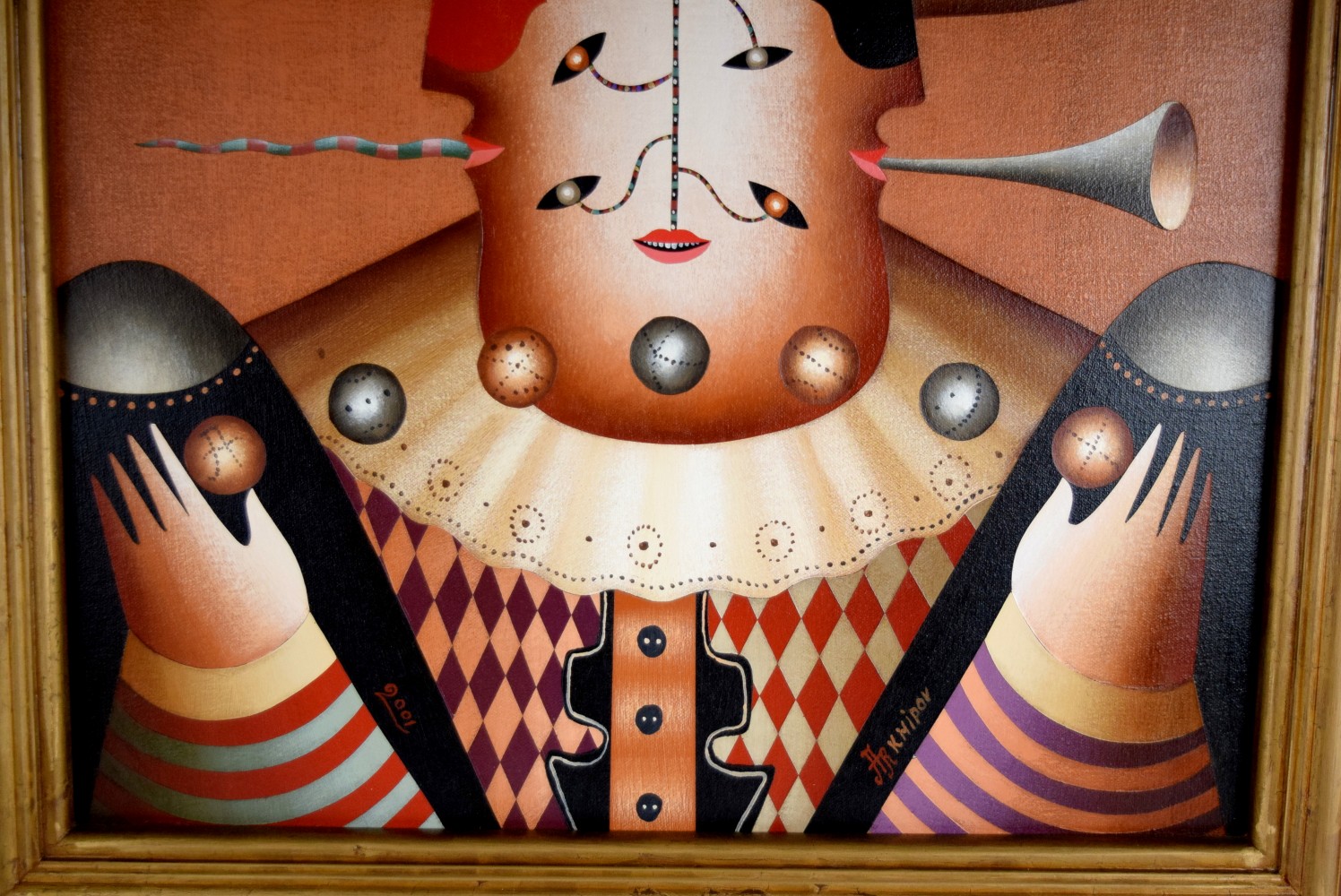 Russian Anton Arkhipov Juggler 2001 Painting