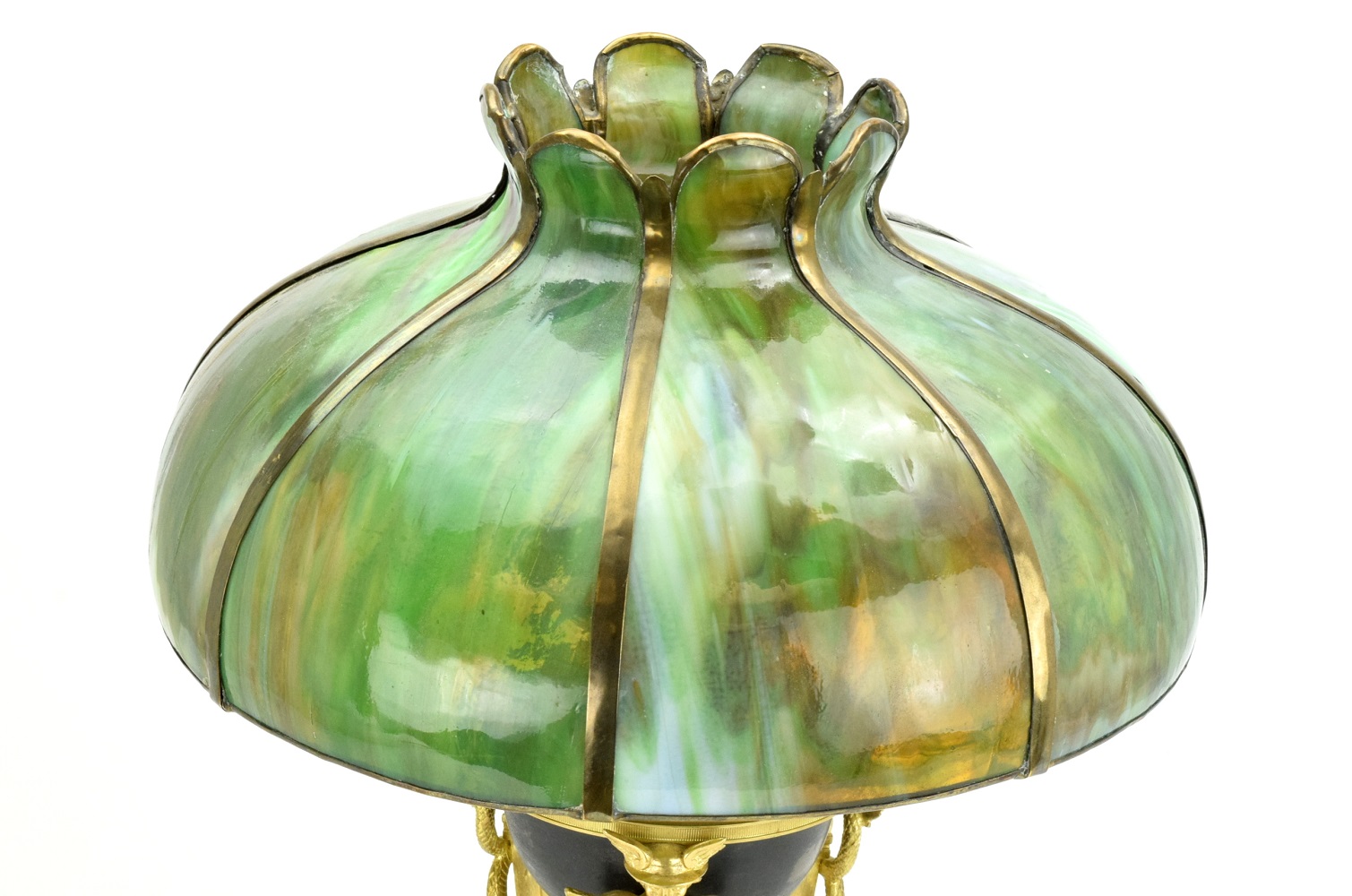 EXCLUSIVE ANTIQUE MERCURY HERMES DORE BRONZE LAMP