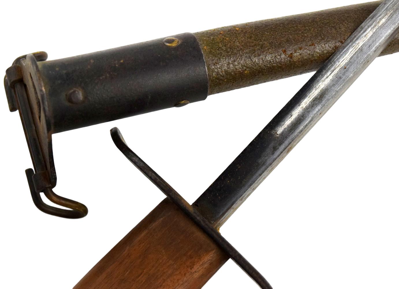 1917 WWI US Trench Knuckle Knife by L.F. & C with Scabbard