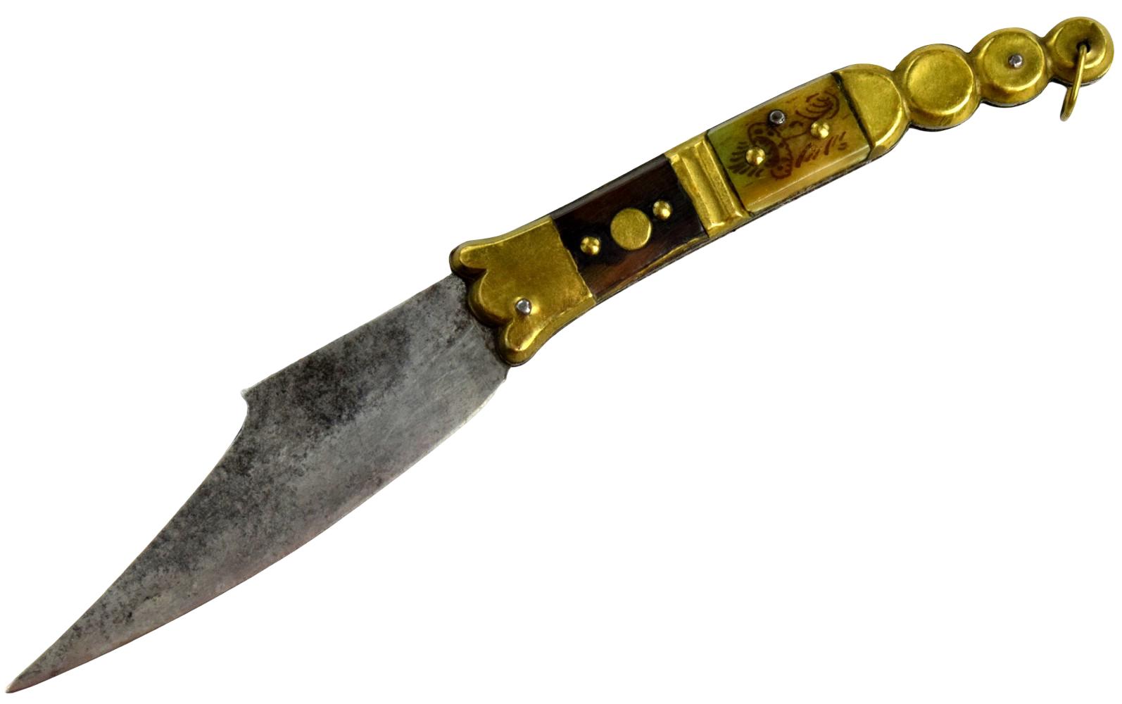 19th C. Spanish or French NAVAJA Folding Knife