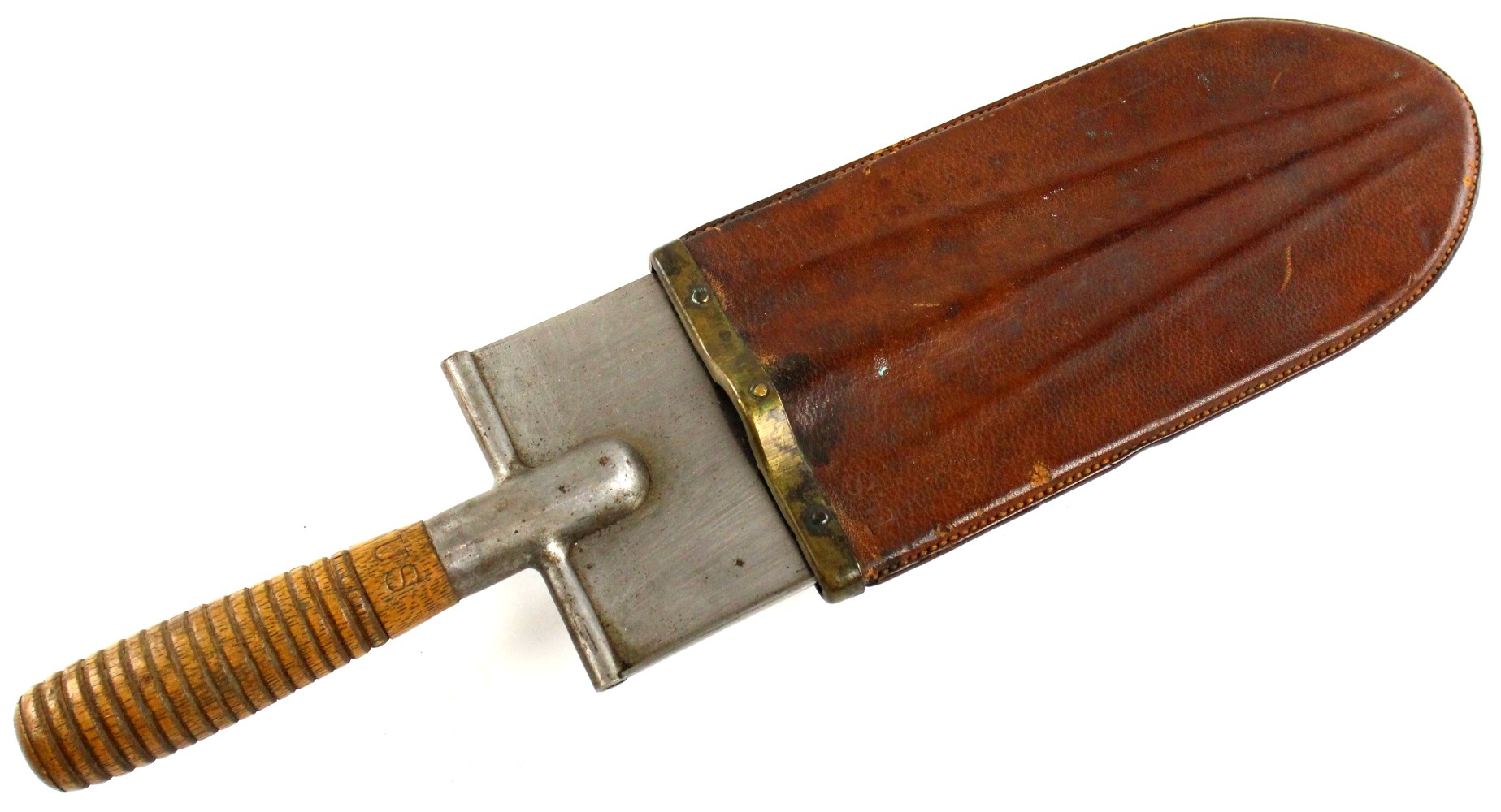 U.S. Army Model 1873 or Model 1880 entrenching tool (also known as a Trowel bayonet).