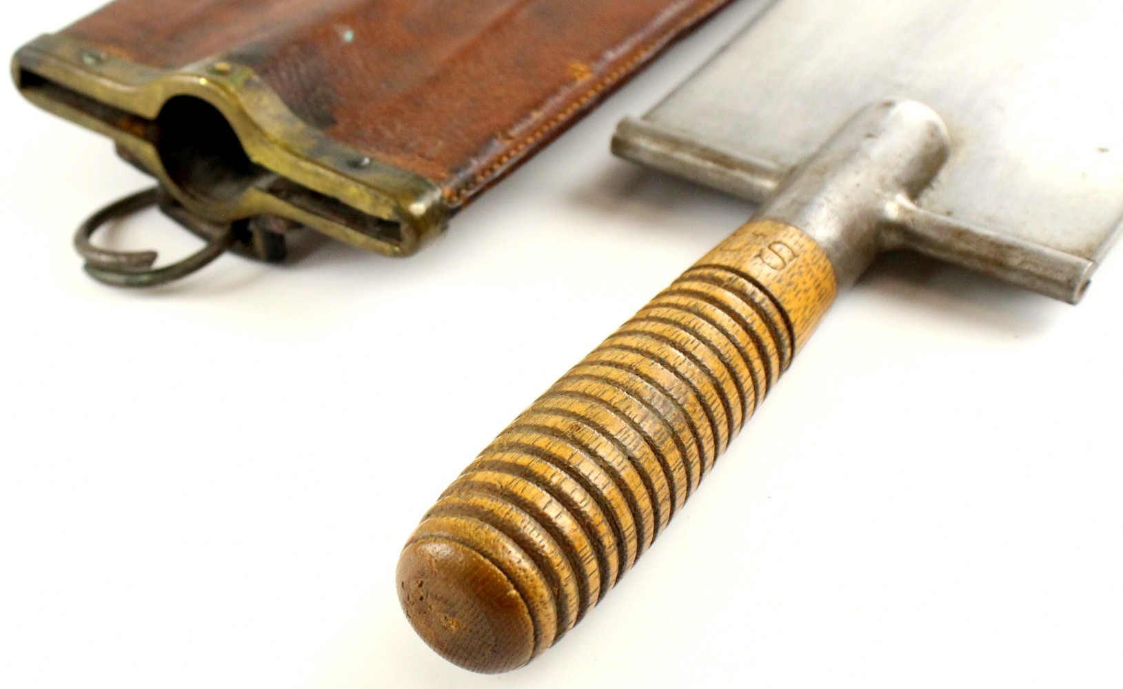 U.S. Army Model 1873 or Model 1880 entrenching tool (also known as a Trowel bayonet).