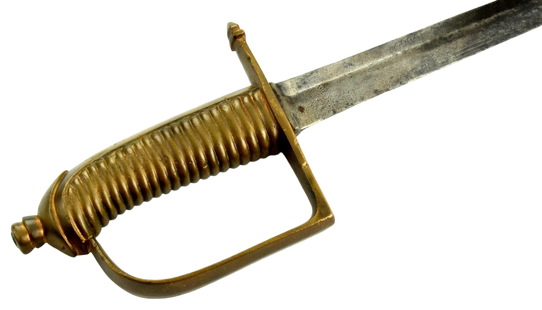 American Revolution Period French Model 1767 Briquet saber