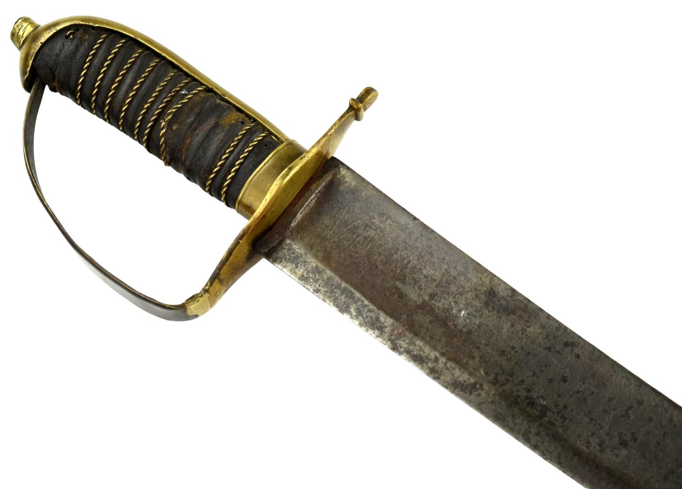 Rare Napoleonic M1767 French Grenadier hanger sword Vive Le Roy
