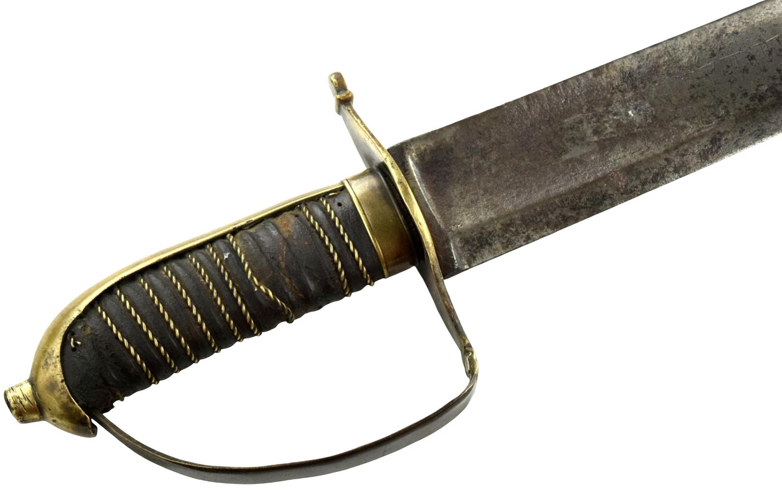 Rare Napoleonic M1767 French Grenadier hanger sword Vive Le Roy