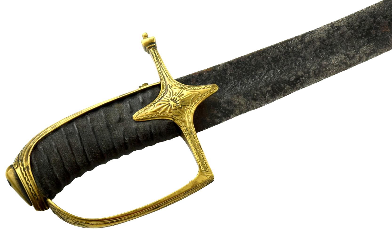 Late 18th - Early 19th C European Officer Saber, probably German or Austrian