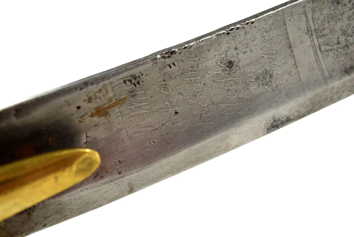 American Revolutionary War era French or German Officer Sword