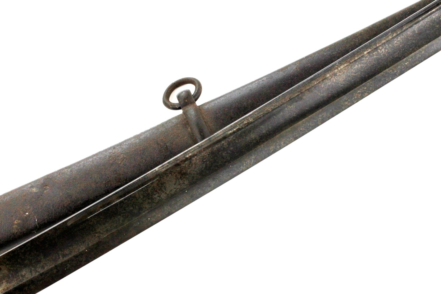 Battled-with Antique American Civil War era Foot Officer's Sword. Fascinating Battle Marks to the Edge.