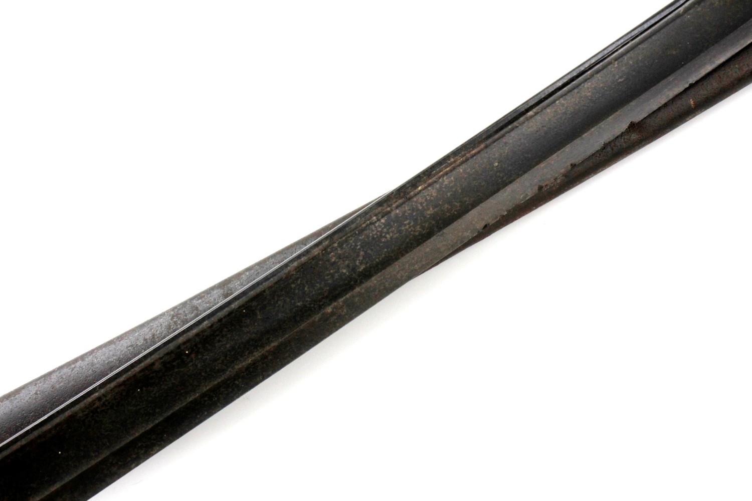 Battled-with Antique American Civil War era Foot Officer's Sword. Fascinating Battle Marks to the Edge.